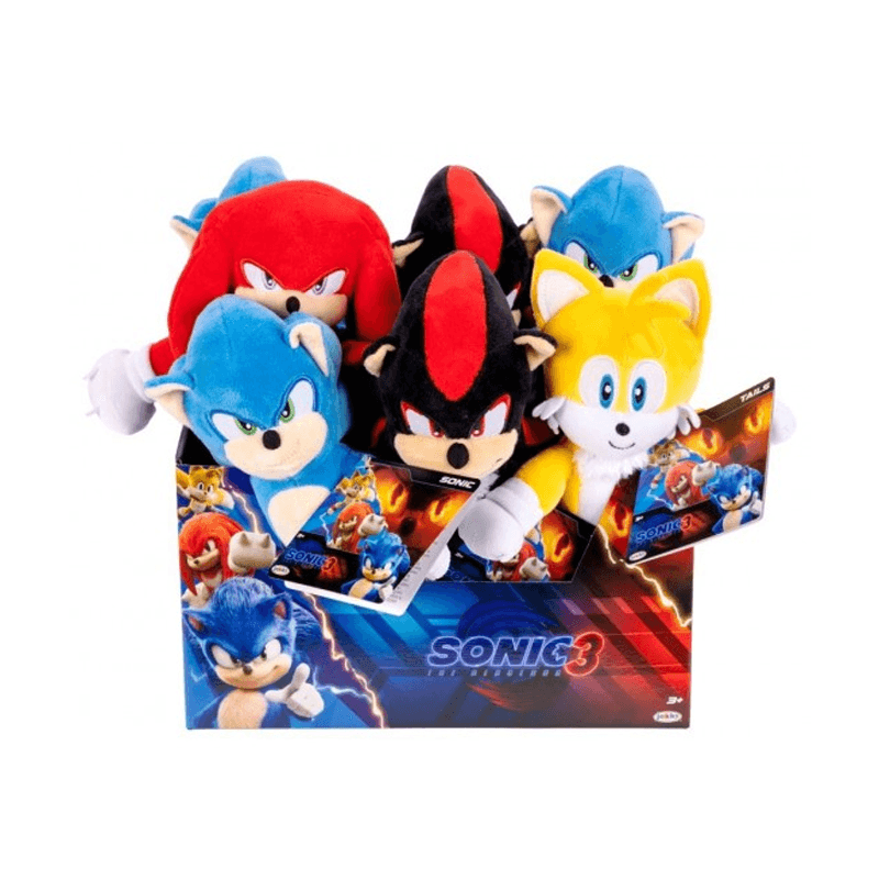 Jakks Pacific Sonic 424674-Pq Peluches Pelicula Sonic 3 De 9 Pgl
