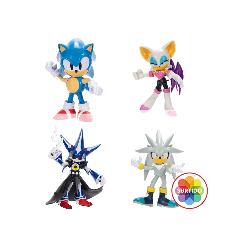 Jakks Pacific Sonic 423054 Figuras Articuladas Surtidas De 4 Pgl W17