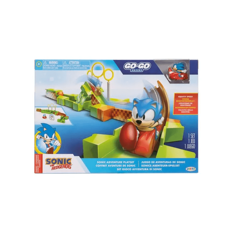 Jakks Pacific Sonic 423334 Figura Asistente De Juego  Go Go Racers Sonic W1