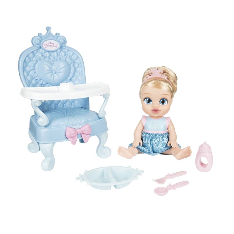 Jakks Pacific Disney Princesas 212384 Muñeca Bebé Surtida Con Accesorios Y Silla