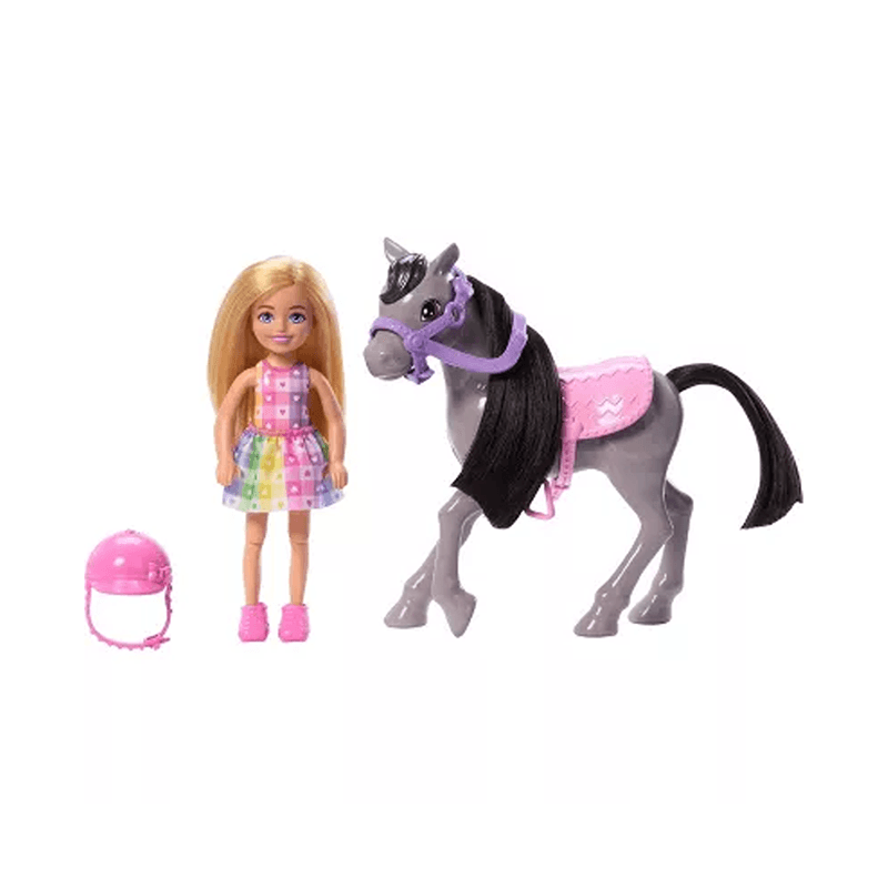 Mattel Barbie Htk29 Muñeca Chelsea Paseo En Pony