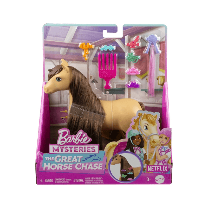 Mattel Barbie  Hxj29 Figura Pony Con Accesorio