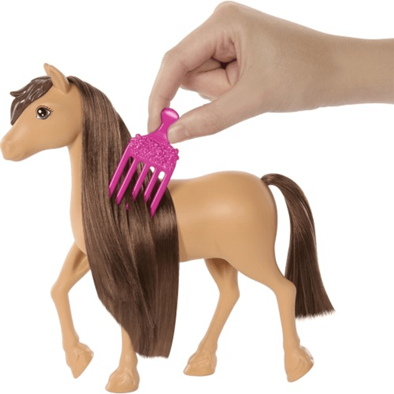 Mattel Barbie  Hxj29 Figura Pony Con Accesorio