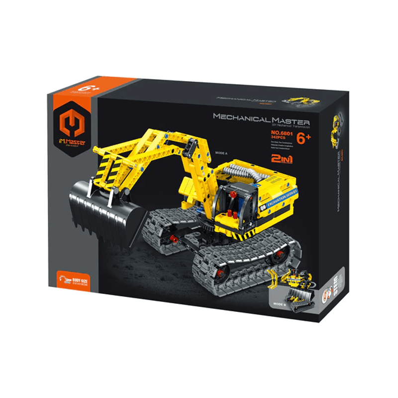 Im.Master Mechanical Master 6801 Excavadora Y Robot Mecánico 2 In 1 342Pcs