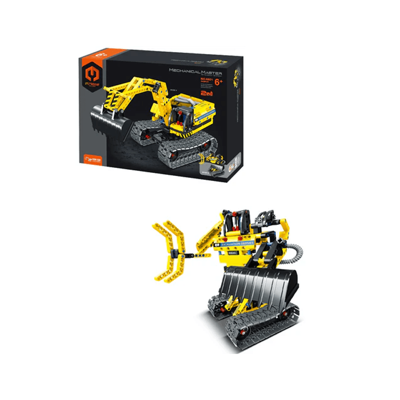 Im.Master Mechanical Master 6801 Excavadora Y Robot Mecánico 2 In 1 342Pcs
