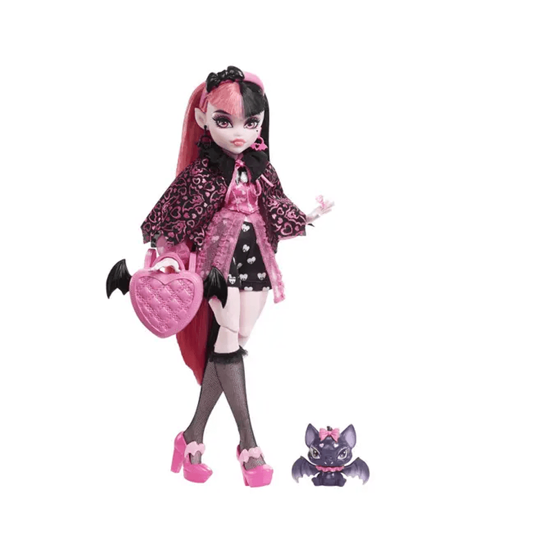Mattel Monster High Hhk51 Muñeca Draculaura Con Mascota Y Accesorios