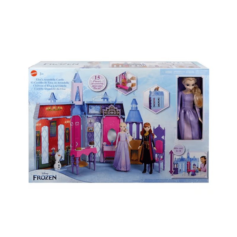 Mattel Disney Princesas Hlw61 Frozen Castillo De Arendelle Con Muñeca Elsa