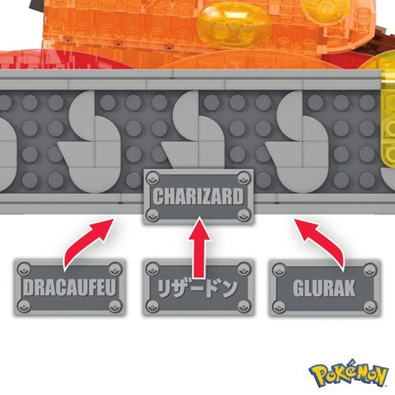 Mattel Mega Construx Hmw05 Pokémon Charizard Con Movimiento