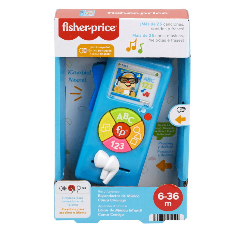 Mattel Fisher Price Hrb40 Reproductor De Música Canta Conmigo