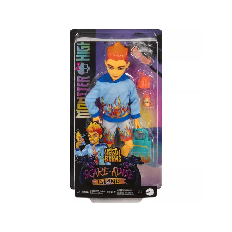 Mattel Monster High Hrp69 Figura Heath Burns Isla Scare Adise