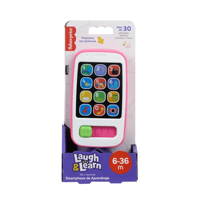 Mattel Fisher Price Hxb84 Smartphone De Aprendizaje Rosa