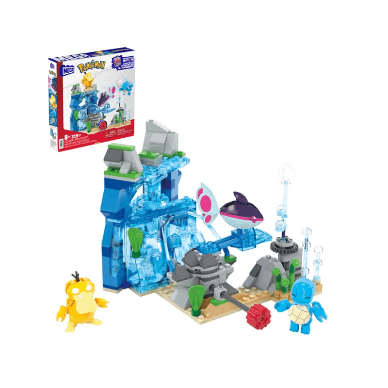 Mattel Mega Construx Hxf79  Pokémon Play Set Aventura Acuatica