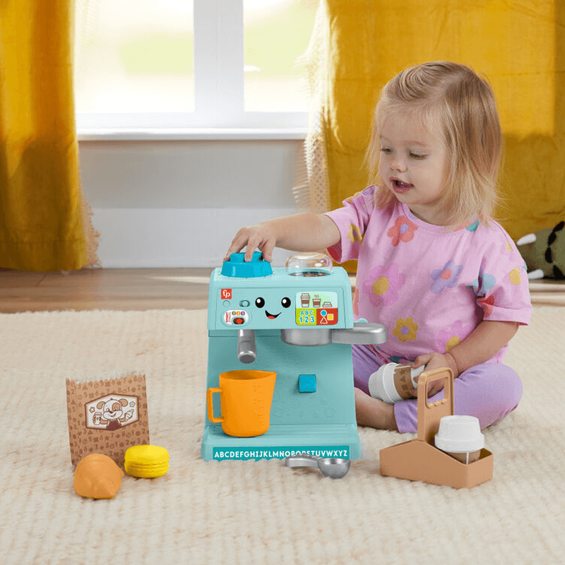 Mattel Fisher Price Hyp38 Juguete Para Bebe Mi Primera Maquina De Café