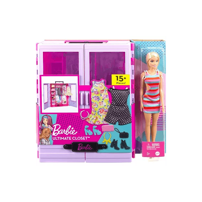 Mattel Barbie Hjl66-1 Mu–eca Set De Closet Con Accesorio