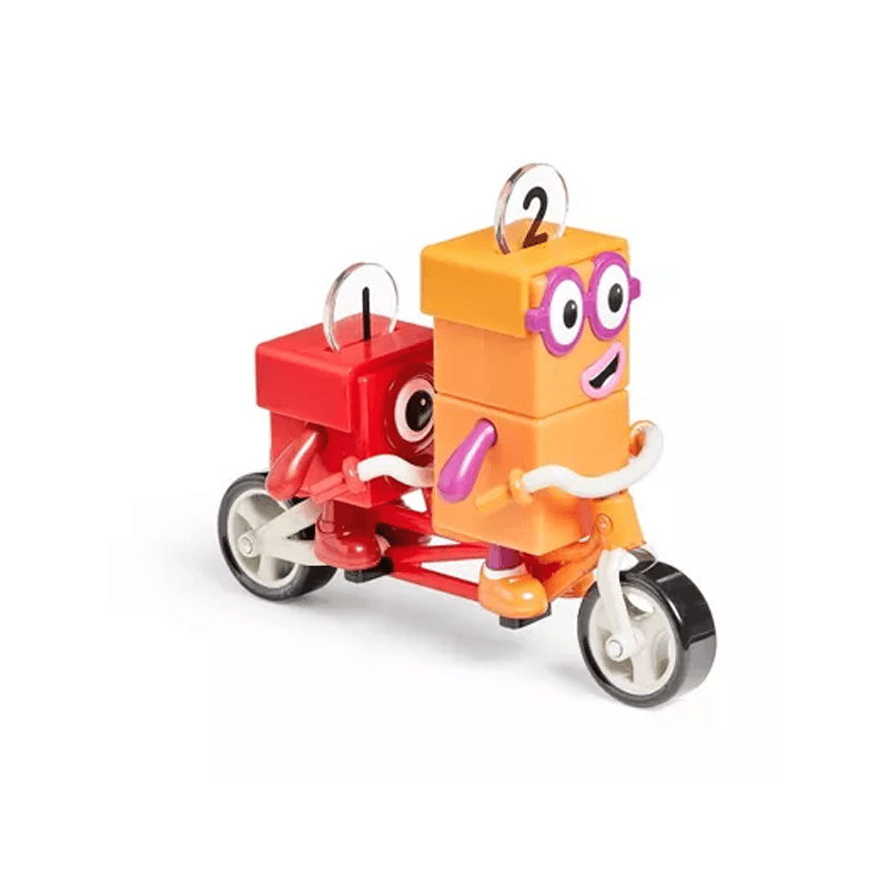 Hand2Mind Numberblock 95354 Figuras De Aventuras En Bicicleta De Una Y Dos