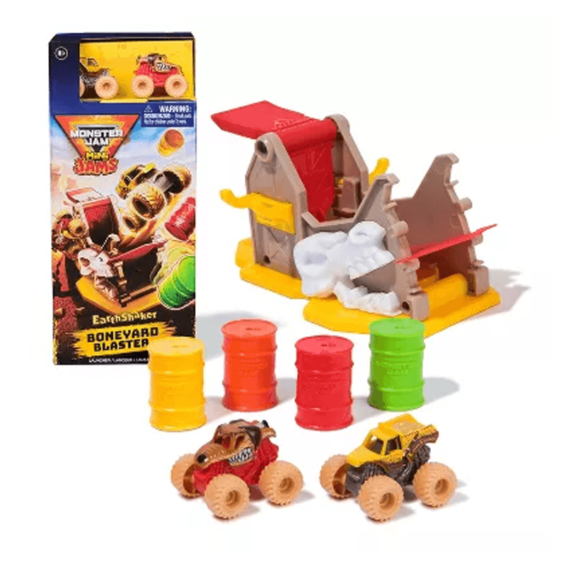 Spin Master Monster Jam 6069771 Set Lanzador Mini Jams