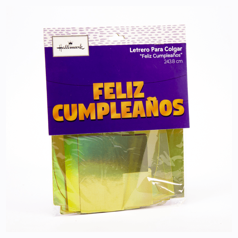 Hallmark  Hm-Gold-L243 Banner D/ Letras S3