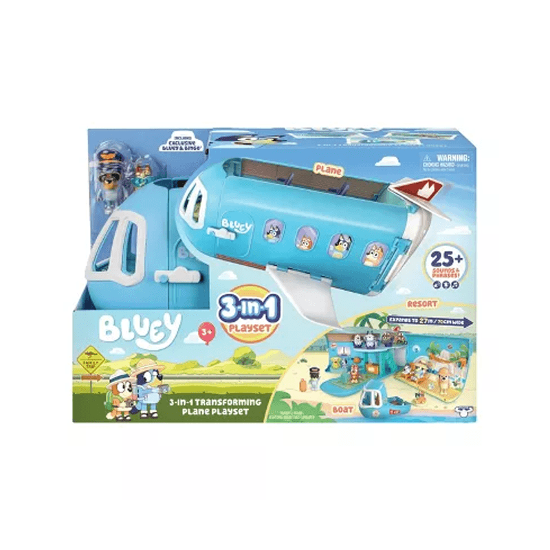Moose Bluey 17670 Set Avión 3 En 1 S11