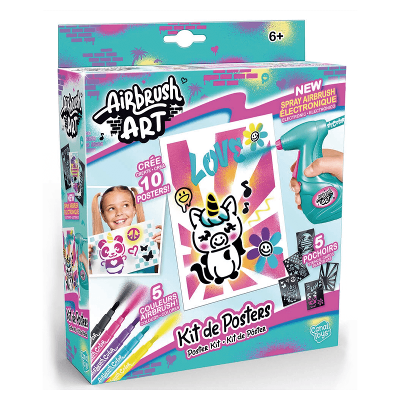 Canal Toys Diy Air 015 Kit De Mini Póster Aerógrafo