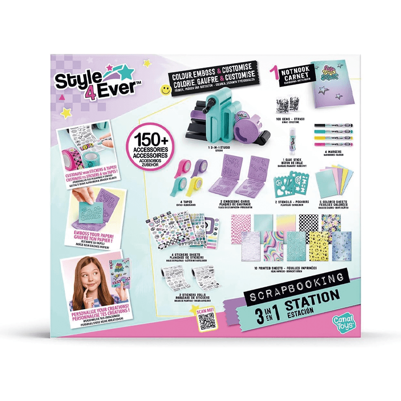 Canal Toys Diy Ofg 275 Style 4 Ever Estación Scrapbooking 3 En 1