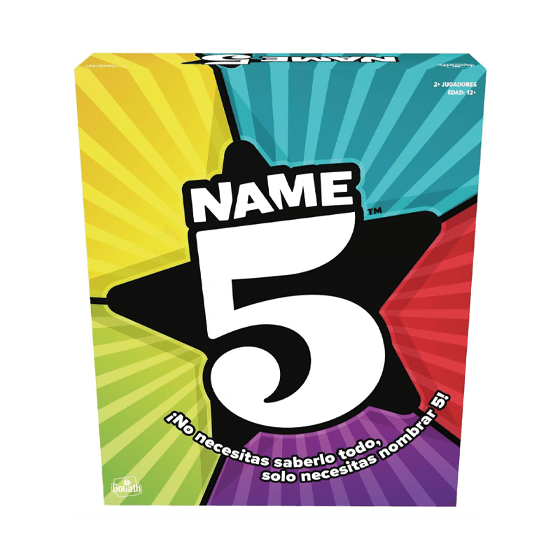 Goliath Games 929707.006 Juego De Mesa Name 5 Español