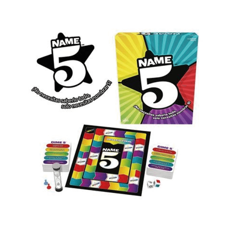Goliath Games 929707.006 Juego De Mesa Name 5 Español