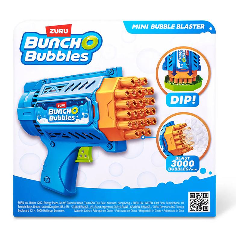 Zuru Bunch 11347 Mini Lanzador De Burbujas 3000M Con Recarga