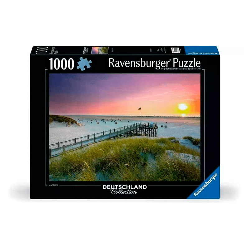 Ravensburger Rompecabezas 12000690 Atardecer Sobre Amrum 1000 Piezas