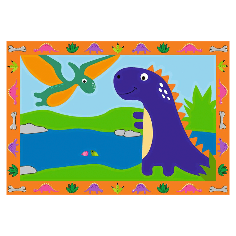 Ravensburger Creart 23554 Juego De Pintura Tierra De Los Dinosaurios