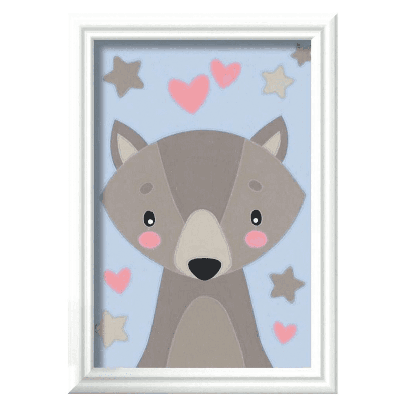 Ravensburger Creart 23605 Juego De Pintura Lobo Adorable
