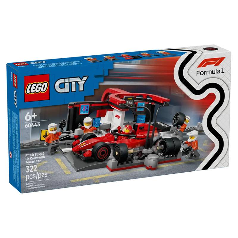 Lego City 60443 Paradas En Los Pits F1