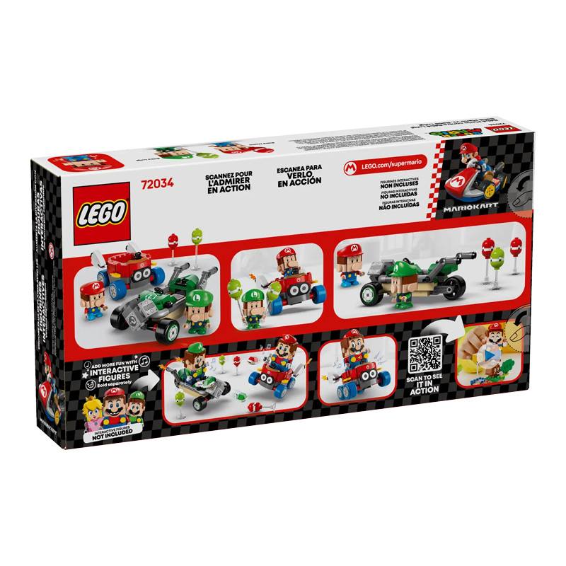 Lego Super Mario Bros 72034  Bebe Mario Contra Bebe Luigi