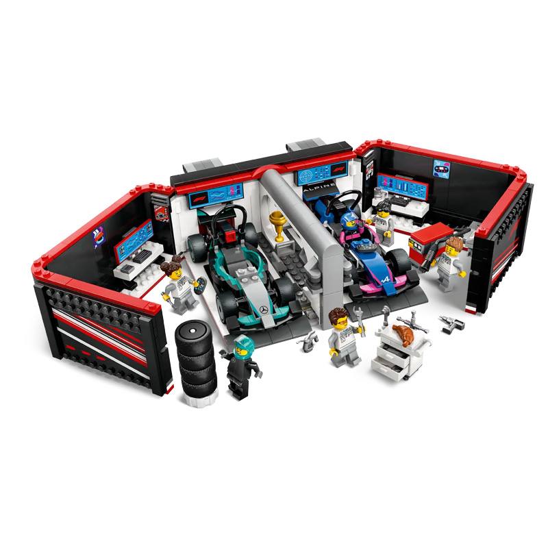Lego City 60444 Garaje De F10 Y Vehiculo Mercedes-Amg Y Alpine