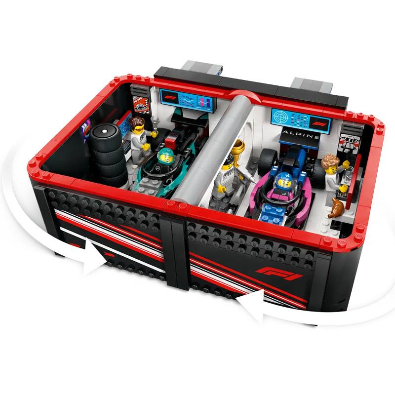 Lego City 60444 Garaje De F10 Y Vehiculo Mercedes-Amg Y Alpine