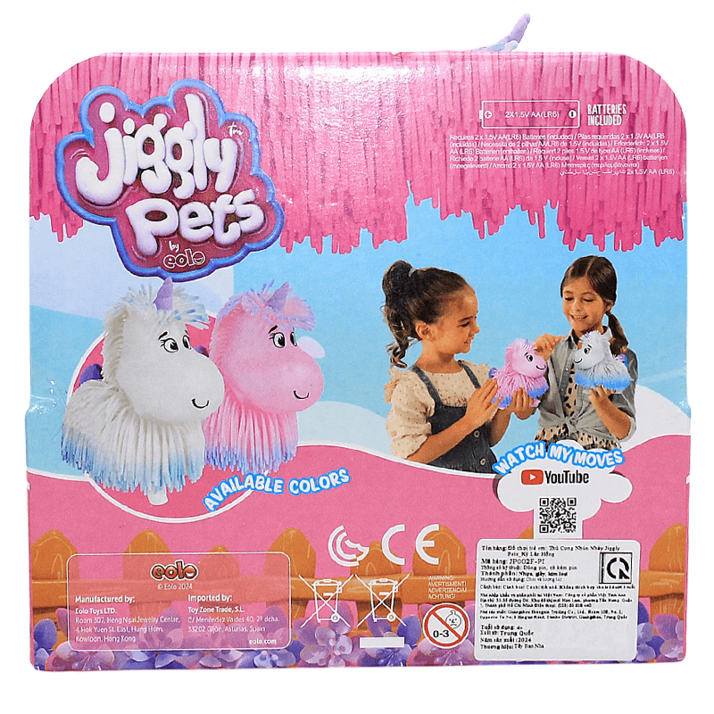 Famosa  Jp002F-Pi Unicornio Interactiv Con Sonidos Color Rosa