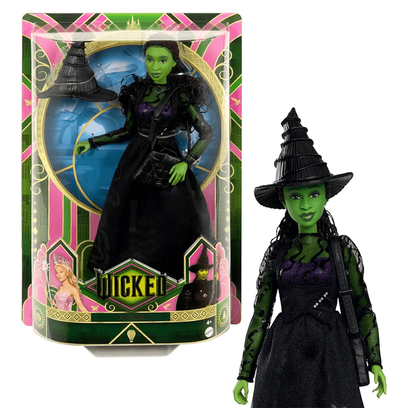 Mattel Wicked Hxt62 Muñeca Fiesta De Gala Elphaba