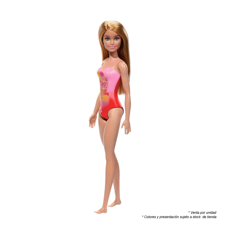 Mattel Barbie Dwj99 MuñecaPlaya Con Traje De Baño Surtido