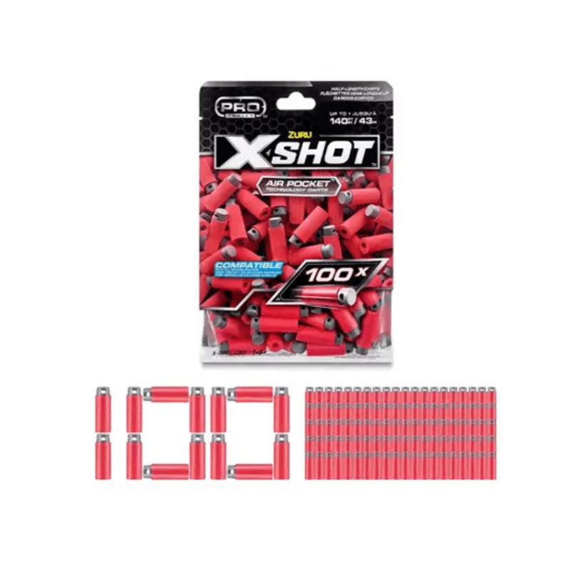 Zuru Xshot 36601 Recarga De 100 Dardos Pro