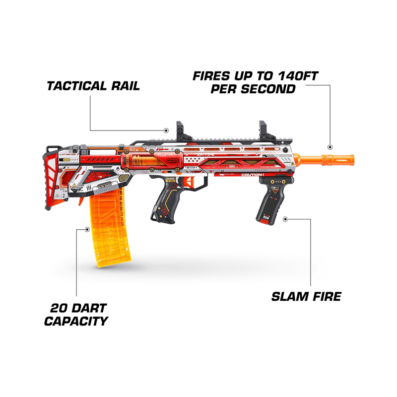 Zuru Xshot 36600 Bláster Skins Pro Series Longshot 40 Dardos