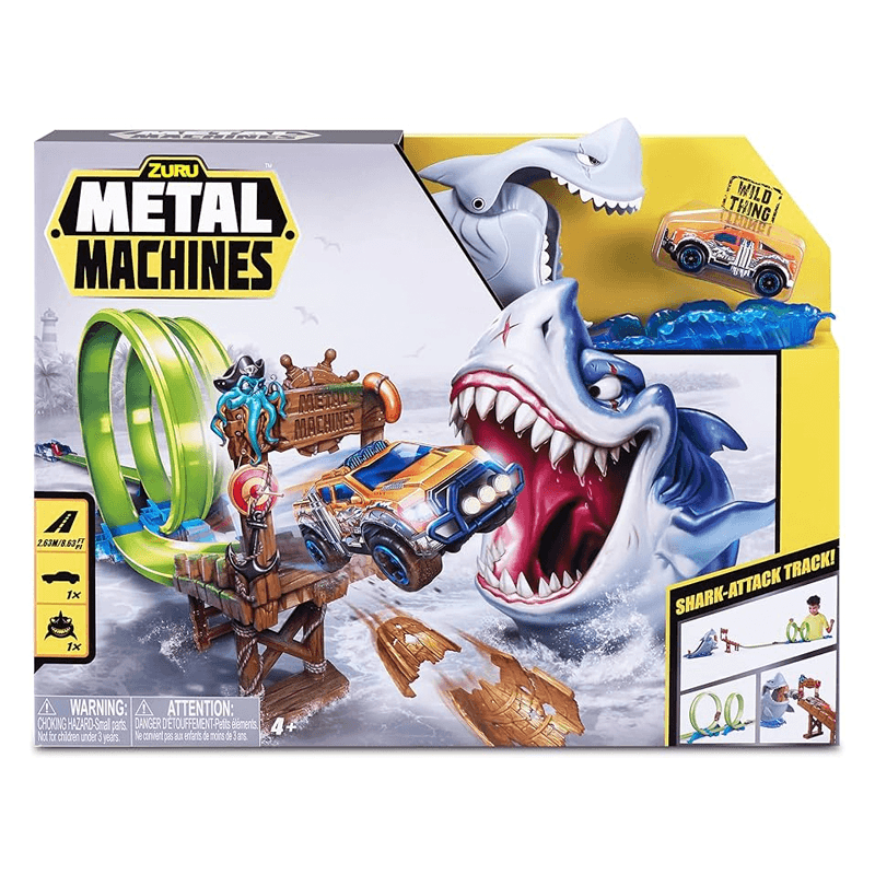 Zuru Metal Machines 6760 Set De Pista  Shark Rampa