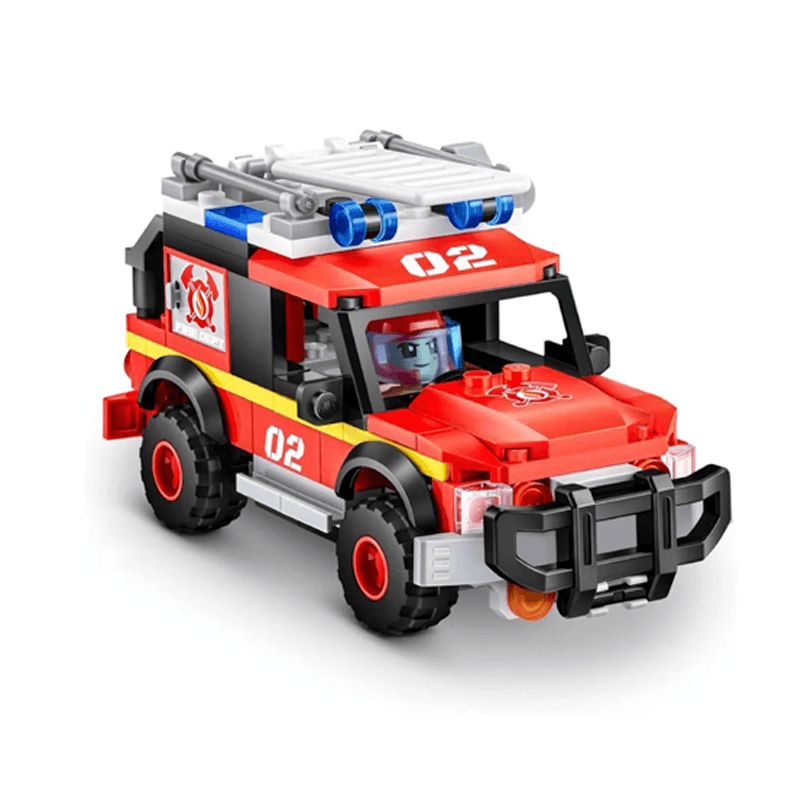 Zuru Max 83166 Set De Blocks Juego De Bomberos De La Ciudad 265 Pcs