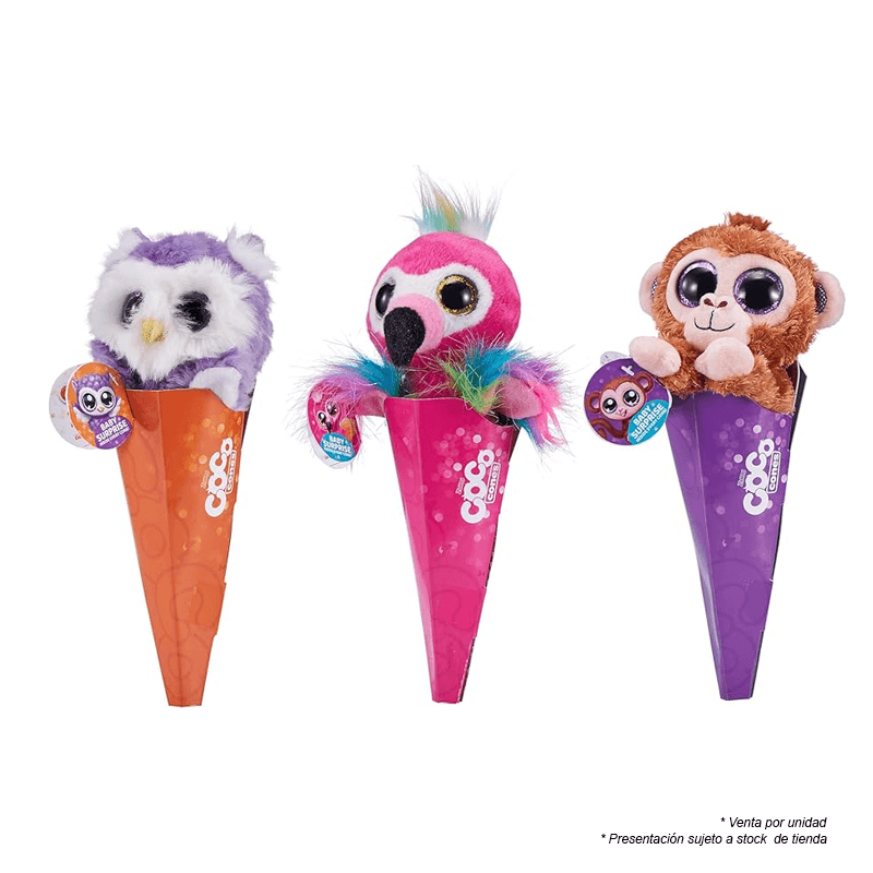 Zuru Coco 9601Sq1-2023 Peluches Cones Surprise S1 Surtido