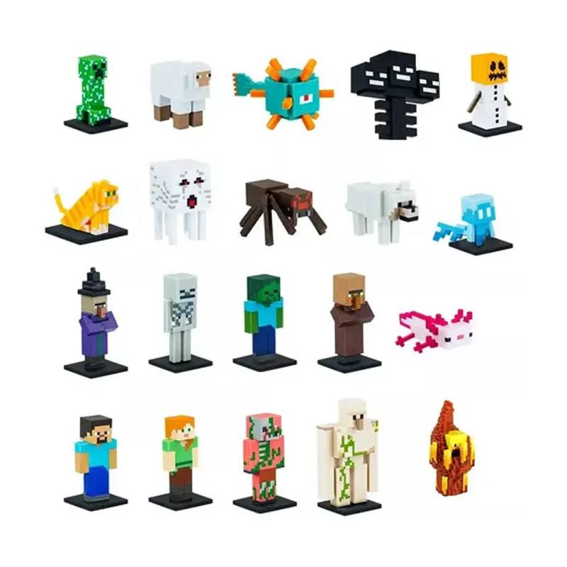 Mojang Minecraft Mc2040 Figuras 3D Toppeez 2 Pack X5 Surtido