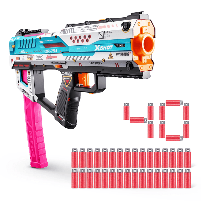 Zuru Xshot 36772 Lanzador Skins Pro Fury X 40 Dardos