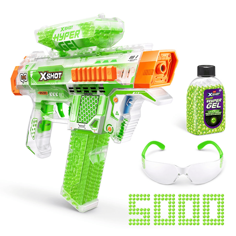 Zuru Xshot 36782 Lanzador Glow Hyper Gel Dark Mediana
