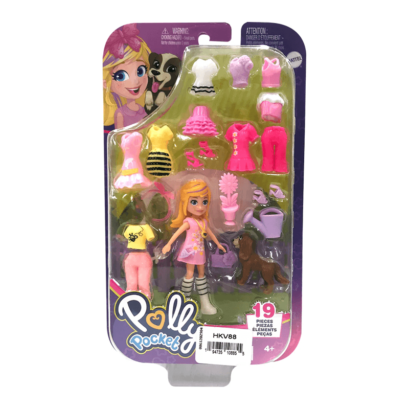 Mattel Polly Pocket Hkv88 Paquete De Modas Mediano Surtido