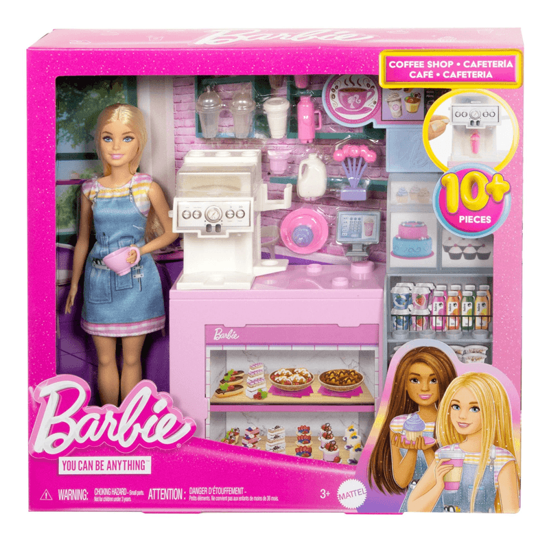 Mattel Barbie Hxn94 Muñeca Set Diversion En La Cafeteria