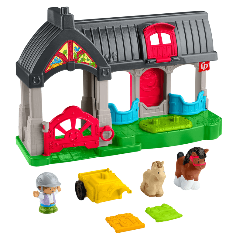 Mattel Fisher Price Hwr84 Little People Establo De Animalitos