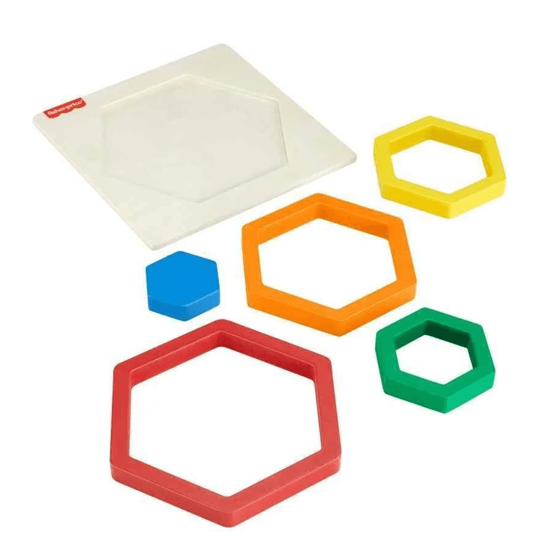 Mattel Fisher Price Hxt98 Rompecabezas De Arcoíris De Madera