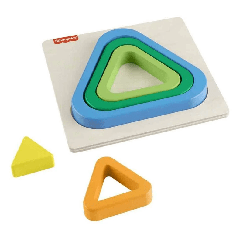 Mattel Fisher Price Hxt98 Rompecabezas De Arcoíris De Madera